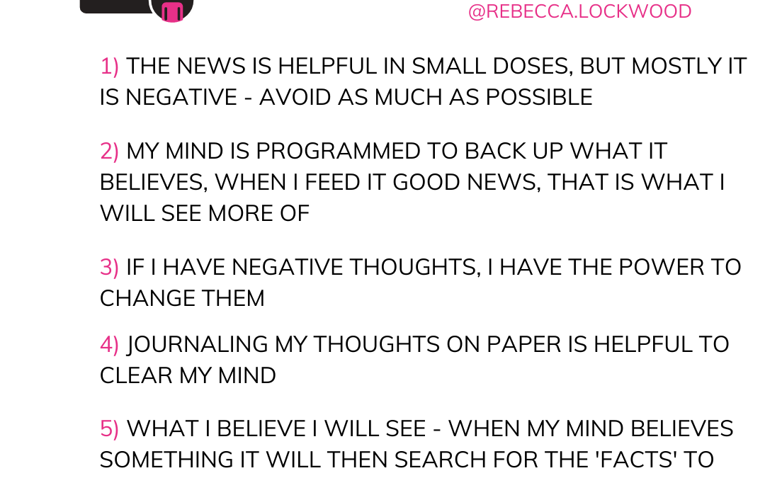 Mindset Lessons for keeping a healthy mind